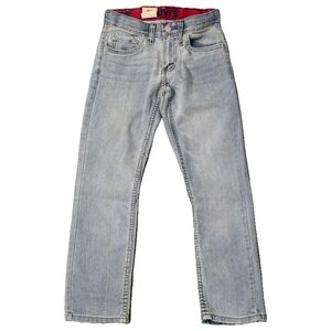 NWT Levi 511 Slim Light Blue Jeans Size 8 24x25 with adjustable waistband